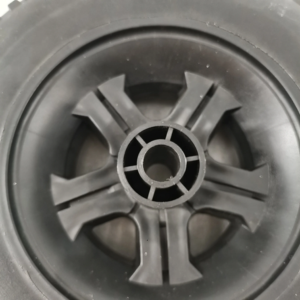 Roues plates en polyuréthane et acier haute résistance pour brouettes de manutention, capacité de charge de 200 lb, vente en gros - Product Image 4