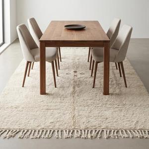 Luxury Ivory Hand Knotted Wool Area Rug Classic Floral Pattern Soft Plush Flat Pile Medium Thickness No Backing Long Lasting - Product Image 4