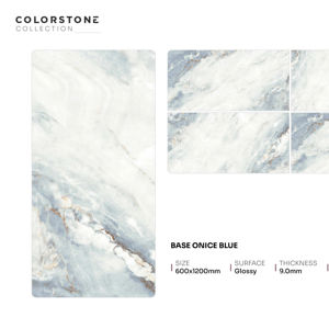 Azulejo de Porcelana Brillante de Primera Calidad, 600x1200mm, 60x120cm, 24x48 Pulgadas, Formato Grande, Superficie Decorativa de Alto Brillo para Residencias Modernas - Product Image 1