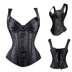 Vintage Style Leather <b>Corset</b> For <b>Women</b> With Stylish Details Adjustable Fit Custom Logo Service Options - Product Image 6