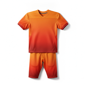 Maillot de football américain pour jeunes, directement de l'usine, pour tournois scolaires, coutures robustes, résistant aux rayures, jersey flexible pour les matchs. - Product Image 1