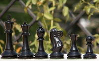 Juego de Ajedrez Blackmore Grandmaster con Piezas de Madera, para Interior/Exterior, con Empaque Personalizado, Superventas