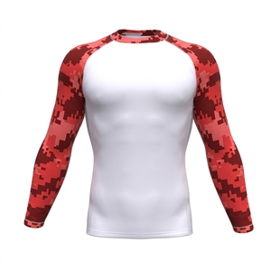 Premium <b>Black</b> Mens Rash Guard Long Sleeve Plain <b>Compression</b> <b>Shirt</b> Custom Logo BJJ Grappling Training Sportswear Manufacturer - Product Image 2