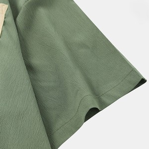Ensembles de t-shirts décontractés pour hommes, vente chaude, couleur unie, manches courtes, avec shorts, ensemble confortable pour hommes - Product Image 3