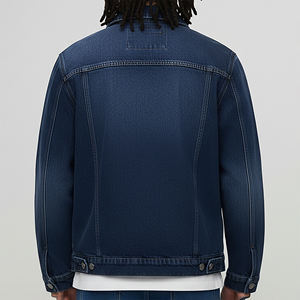 Chaquetas Vaqueras al por Mayor, Chaqueta Vaquera Extra Grande de Alta Calidad, Fabricante OEM, Chaqueta Vaquera Personalizada con Estampado en Relieve para Hombre - Product Image 6