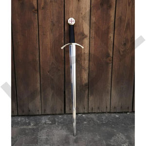 ดาบอัศวินเทมพลาร์พร้อมปลอกดาบ ดาบยุคกลาง ทำด้วยมือ - Product Image 1