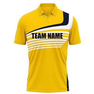 Custom made sports uniform with modern collar style and durable color <b>cricket</b> jersey - Product Image 6