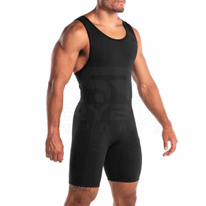 Lightweight Breathable Fitness Wrestling Printing <b>Singlets</b> Ideal For Gym Training <b>Running</b> Outdoor Workouts And Practice - Product Image 4