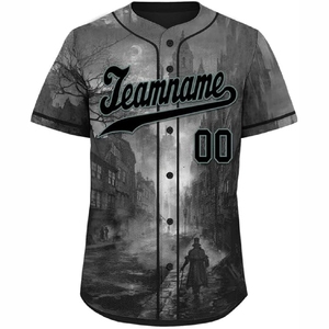 เสื้อเบสบอลไซส์ใหญ่ ระบายอากาศได้ดี พิมพ์ลายแบบซับลิเมชั่น แห้งเร็ว ซับเหงื่อ วัสดุคุณภาพดี แขนสั้น ปรับแต่งได้ เหมาะสำหรับการเล่นกีฬา - Product Image 4