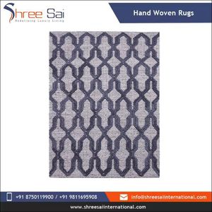 La más nueva tendencia bordada lana tejida a mano Material de algodón alfombras en forma de rectángulo tejido plano Logo modelo número oración precio barato - Product Image 2