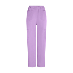 Ensemble de tenue médicale tissée unisexe : haut à manches courtes et pantalon droit – Uniforme de travail pour hôpital, clinique et soins infirmiers - Product Image 6