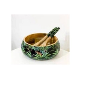 Tazón para Ensalada de Madera de Acacia Hecho a Mano, Moderno, para Fiestas, Precio de Fábrica al por Mayor - Product Image 2