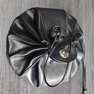 Pochette à dés rectangulaire personnalisable en cuir PU avec cordon de serrage réglable, tapis de jeu et sac de rangement polyvalent, porte-monnaie - Product Image 5