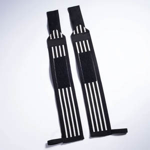 สายรัดข้อมือ 18 นิ้ว ใหม่ สำหรับฟิตเนส ยิม ยกน้ำหนัก เพาะกาย สายรัดข้อมือหลากสี สายรัดข้อมือเดดลิฟท์ - Product Image 1