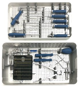 Kit d'opérations manuelles réutilisables de haute qualité pour l'élargisseur cervical antérieur argenté, approuvé CE, pour la chirurgie de la colonne vertébrale par Grip Surgical - Product Image 1