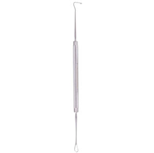 Medentra Double Ended Ophthalmology Surgical Tools Kirby Lens Loop Muscle Hook Steel Manual Power Source By <b>Blush</b> Surgical - Product Image 1