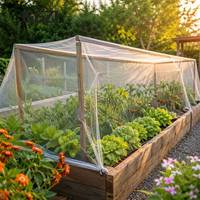 HDPE UV Insectengaas 40 Mesh Anti-insectengaas voor kas, tuin, landbouw, gewasbescherming