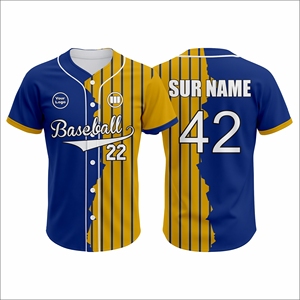 Custom <b>Baseball</b> Jersey Set Four-Way Stretch Moisture-Wicking Sublimated Breathable Polyester Summer Team Wear Fast Shipping Low - Product Image 6