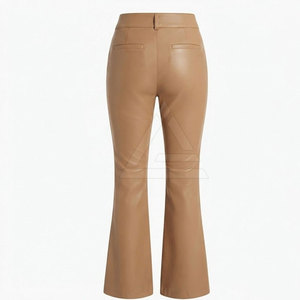 Pantalon en cuir intemporel pour femme, coupe skinny classique, design extensible pour un usage quotidien et des soirées élégantes - Product Image 2