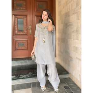 Vestidos de Noche de Diseñador, Estilo Top-Plazzo con Dupatta, Elegantes y con Estilo - Product Image 5