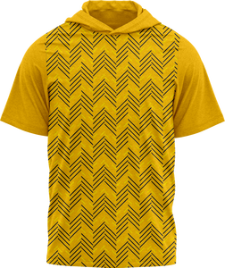 Oem Personalized Breathable Quick Dry Eco-Friendly Digital Print Half Sleeves <b>Men's</b> Hoodie Shirt Team Training Uniform Warm - Product Image 3
