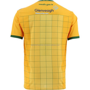 GAA Football Kit 100% Polyester Soccer Jersey Front Logo Solid Design Short Sleeve Length OEM Service Top Style Available Set - Product Image 2