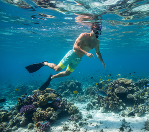 Shorts de plage pour hommes personnalisés par sublimation, 2-en-1 avec leggings de compression intégrés, satin 100% polyester, anti-UV, séchage rapide, écologiques - Product Image 5