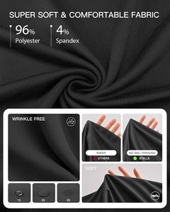 Haut court noir à col en V et manches courtes pour femme, coupe classique, en coton tricoté, couleur unie, respirant, écologique, séchage rapide - Product Image 5