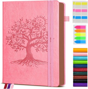 Cuaderno de Tapa Dura A5 de PU, 5.8x8.3 Pulgadas, Diario para Mujeres y Hombres, Regalo, para Tomar Notas, Escuela, Negocios, Trabajo, Viajes - Product Image 2
