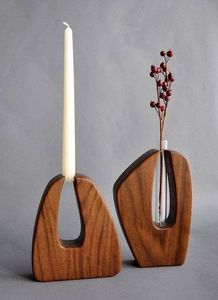 Eco Friendly Wooden <b>Tea</b> <b>Light</b> Holder Handmade Vintage Candle Stand For Anniversary Party And Festive Home Decoration - Product Image 6