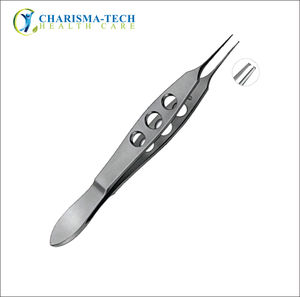Forceps Very Delicate 1 X 2 Teeth Tying Platform Ophthalmic Surgical Instruments Stainless Steel Manual - Product Image 4
