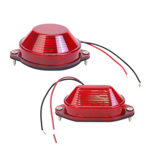 ไฟเตือน LED รุ่นใหม่ DXZ 9-24V แรงดันไฟฟ้ากว้าง รูปทรงสี่เหลี่ยม/วงกลม 20LED ไฟแฟลชแบบสโตรบ สำหรับติดตั้งเพิ่มเติม/อัพเกรด - Product Image 1
