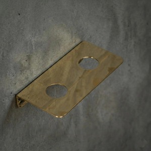 Distributeur de lotion mural en métal doré simple, idéal pour la salle de bain élégante, accessoire pompe à savon ou à lotion pour les mains - Product Image 5