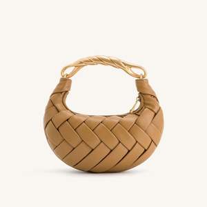 Bolso de Mano Portátil con Cierre para Mujer, Bolso Bandolera Tejido a Mano, Marca de Lujo - Product Image 1