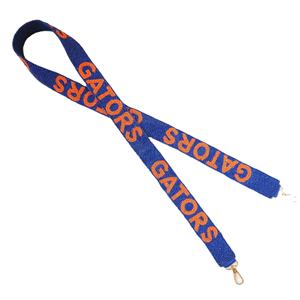 สายคล้องกระเป๋าทำมือจากผ้าฝ้ายประดับลูกปัด พร้อมงานปักประณีต ปรับแต่งได้ เป็นอุปกรณ์เสริมสำหรับกีฬา เหมาะสำหรับแฟนทีมเท็กซัส ลองฮอร์นส์ - Product Image 3