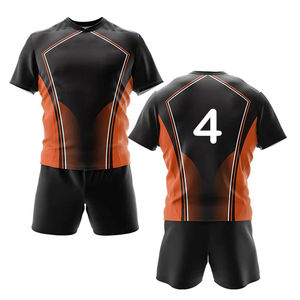 Uniformes de Rugby de Poliéster 100% Transpirables con Diseño Personalizado de Primera Calidad para Venta, Impresión por Transferencia de Calor, Tallas para Hombre - Product Image 1