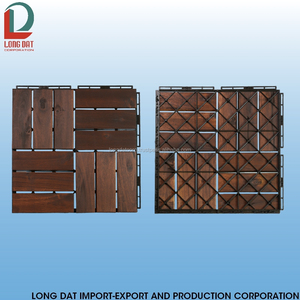 พื้นกระเบื้องไม้จากเวียดนามสำหรับกลางแจ้ง-รุ่นใหม่-กระเบื้องดาดฟ้าไม้ - Product Image 5