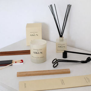 Vela Aromática AIKUN de Larga Duración con Bayas de Goji y Manzana en Frasco de Vidrio, Vela de Aromaterapia para Mayoristas de Productos de Salud - Product Image 3