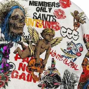 Camisetas de Hip Hop para Hombre al por Mayor, de Moda, de la Mejor Calidad, Camiseta de Hip Hop Oversize con Diseño de Diamantes de Imitación - Product Image 4