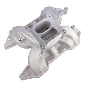 Colector de Admisión de Alto Rendimiento 7186 de Doble Plano con Cubierta, Nuevo y Compatible con Motores Chrysler SB 361 383 400 Big Block 'B' - Product Image 1