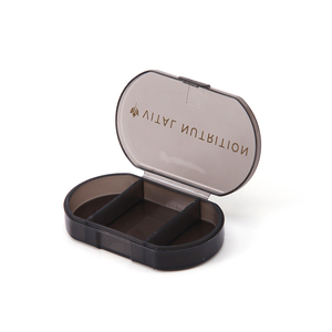 Compact Travel <strong>Pill</strong> Case 3 Grids Mini Medicine Storage Box Portable <strong>Pill</strong> <strong>Container</strong> - Product Image 1