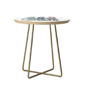 Best Selling Antique <b>Side</b> <b>Table</b> Enamel Geometric Central Coffee <b>Table</b> Home Decor <b>Side</b> <b>Drawer</b> Furniture Customized Size - Product Image 4