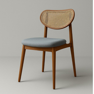 Chaise en teck scandinave - Product Image 1