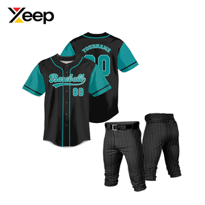 Uniforme de Béisbol Personalizado XEEP XC-BBU-46, Ropa Deportiva Transpirable, Impresión por Transferencia de Calor, 100% Poliéster, Diseño de Alta Calidad OEM - Product Image 2