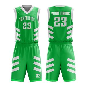 Vêtements de sport de haute qualité OEM ODM sur mesure pour hommes, enfants et jeunes, maillots de basket légers, uniformes de basket réversibles par sublimation - Product Image 3