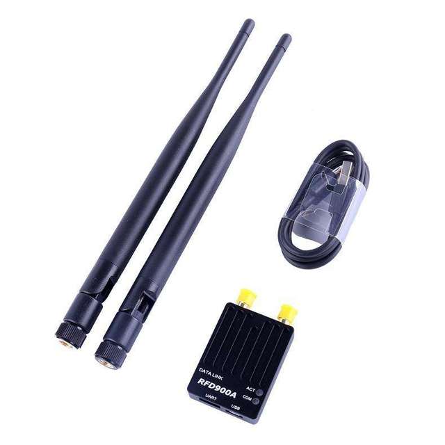 2Pcs Plastic RFD900A 915MHz Telemetry Radio Module Long-Range 40km Data Link SiK Modem for Pixhawk APM Flight Controller