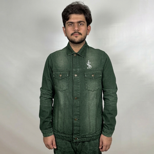 Vestes en jean élégantes de qualité supérieure, vente en gros, veste en coton pour homme, impression de logo personnalisée, veste en jean décontractée pour homme - Product Image 1