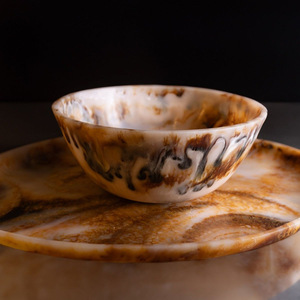 Bol de service en résine de haute qualité, résistant à la chaleur et compatible lave-vaisselle, pour cuisine et table, durable, pour mariage et usage domestique - Product Image 2