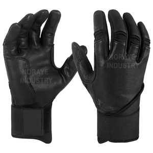 Heavy Duty High Quality Leather Adjustable Durable Lightweight Breathable Hand Safety Professional Training <b>Baseball</b> Batting - Product Image 1