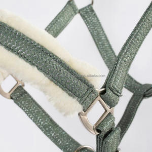 สายรัดไนลอนเชือกแขวนคอม้าฟองน้ำขนแกะคุณภาพสูงใส่สบายเชือกแขวนคอม้าพร้อมเบาะขนแกะเชือกแขวนคอม้าไนล่อน - Product Image 2